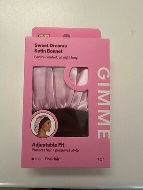 Brand new GIMME Satin Bonnet - Sweet Dreams - Pink